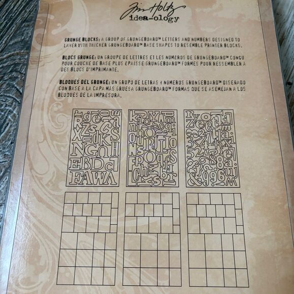 Tim Holtz idea-ology Grunge Blocks - Picture 3 of 5